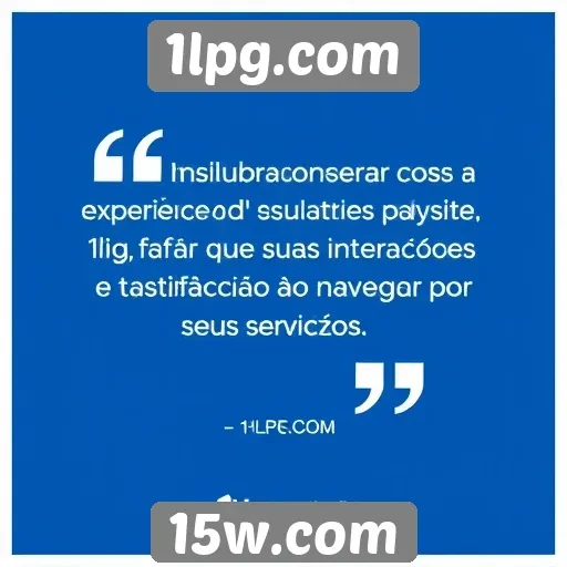 Experiência do usuário no site 1lpg.com